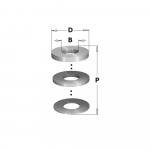 Priedas frezai CMT 695.998.03; &Oslash;55X9X35 mm