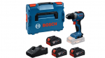 Akumuliatorinis suktuvas-gręžtuvas Bosch GSR18V-52; 18 V; 3x5,0 Ah akum. + L-Boxx 136