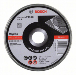 Abrazyvinis pjovimo diskas Bosch Rapido 125x1 mm; 10 vnt.