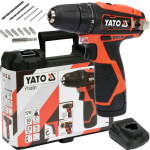 Suktuvas-gręžtuvas Yato YT-82901; 12 V; 1x2,0 Ah akum.