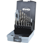 Sriegiklis  Ruko 245004RO; HSS; M3-M12; 15 vnt.; + laikiklis