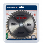 Pjovimo diskas medienai Specialist Wood; 190x1,4x30/20/16 mm; Z36