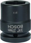 Smūginė sukimo galvutė Bosch DIN 3121; 3/4''; 27 mm