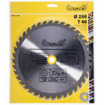 Pjovimo diskas medienai Condor CON-TCT-2504; 250 mm; Z40