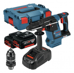 Perforatorius Bosch GBH 18V-26 F Professional; 2,6 J; SDS plus; 2x5,0 Ah akum. + L-BOXX 136