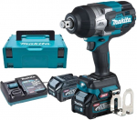 Smūginis veržliasukis Makita TW001GM201; 40 V; 2x4,0 Ah akum.