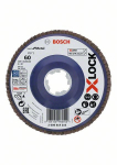 Vėduoklinis &scaron;lifavimo diskas Bosch X-LOCK; &Oslash;125 mm; P60