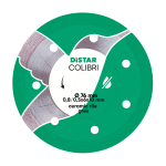 Deimantinis pjovimo diskas DISTAR 11139053029; 76x10x0,8 mm