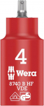 Sukimo galvutė Wera WE05004900001; HEX; VDE; 3/8''; 4x55 mm
