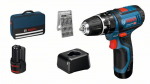 Smūginis suktuvas-gręžtuvas Bosch GSB 12V-15; 12 V; 2x2,0 Ah akum.