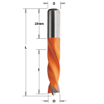 Grąžtas medienai CMT; S=8x20 mm; D=5,55x30 mm