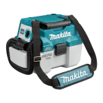 Dulkių siurblys Makita DVC750LZX1; 18 V; HEPA (be akumuliatoriaus ir pakrovėjo)