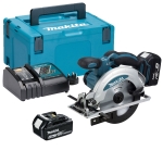 Akumuliatorinis diskinis pjūklas Makita DSS610RTJ; 18 V; 2x5,0 Ah akum.
