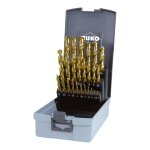 Grąžtų komplektas metalui  Ruko 250215TRO; HSS Tin; 1-13 mm; 25  vnt.