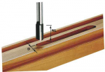 Griovelių freza su galiniais a&scaron;menimis Festool; 12 mm; 60 mm