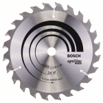 Pjovimo diskas medienai Bosch OPTILINE WOOD; 184x2,6x16,0 mm; Z24; 15&deg;
