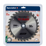 Pjovimo diskas medienai Specialist Wood; 200x1,4x32/30/20 mm; Z30