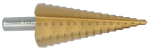 Pakopinis grąžtas Ecef HSS-G TIN; 4-30 mm