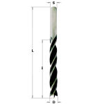 Grąžtas medienai CMT 517.080.51; 8 mm