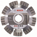 Deimantinis pjovimo diskas Bosch BEST FOR CONCRETE; 115 mm
