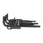&Scaron;e&scaron;iakampių raktų rinkinys Condor Werkzeug C1121/16; 1,5-10,0 mm; 9 vnt.