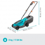 Akumuliatorinė vejapjovė Gardena PowerMax 30/18V P4A Solo; 18 V (be akumuliatoriaus ir pakrovėjo)