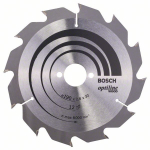 Pjovimo diskas medienai Bosch OPTILINE WOOD; 190x2,6x30,0 mm; Z12; 15&deg;