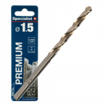 Grąžtas metalui Specialist Premium; 1,5x40 mm; 3 vnt.