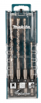 Gražtų rinkinys perforatoriams Makita E-14249; SDS-Plus; 4 vnt.