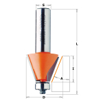 Nuožulnų freza CMT; S=12 mm; D=31 mm