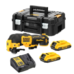 Daugiafunkcinis įrankis DeWalt DCS353D2-QW; 12 V; 2x2,0 Ah akum.