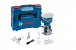 Akumuliatorinė kantų freza Bosch GLF 18V-8 Professional; 18 V (be akumuliatoriaus ir pakrovėjo) + L-BOXX 136