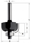 Kampų formavimo freza CMT K937-380, D-38,1 mm; su guoliu