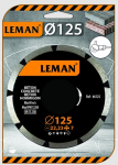 Deimantinis pjovimo diskas LEMAN F66125; 125x22,23x2 mm