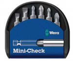 Sukimo antgalių komplektas Wera ''Mini-Check''; 7 vnt.