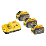 Priedų rinkinys DeWalt DCB118X3; 18/54 V; 3x9,0 Ah + pakrovėjas DCB118