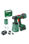 Dažų purk&scaron;tuvas Bosch AdvancedSpray 18V-500; 18 V; 1x4,0 Ah akum.