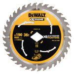 Pjovimo diskas medienai DeWalt DT40271-QZ; 190 mm; Z36