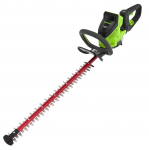 Gyvatvorių žirklės Greenworks GD40HT66; 40 V; 66 cm (be akumuliatoriaus ir pakrovėjo)