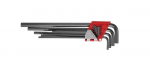 &Scaron;e&scaron;iakampių raktų rinkinys Teng Tools 231740101; 1,5-10 mm; 9 vnt.