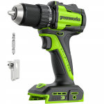Akumuliatorinis suktuvas-gręžtuvas Greenworks DD345; 24 V; 45 Nm (be akumuliatoriaus ir pakrovėjo)