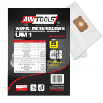 Dulkių mai&scaron;eliai AWTools AW00403; UM1; 5 vnt.