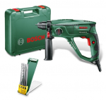 Perforatorius Bosch PBH 2100 RE + grąžtų ir kaltų rinkinys