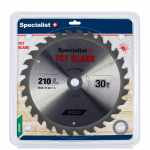 Pjovimo diskas medienai Specialist Wood; 210x1,4x30/20/16 mm; Z30