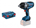 Smūginis veržliasūkis Bosch GDS 18V-1050 H BITURBO l-boxx; 18 V (be akumuliatoriaus ir pakrovėjo)