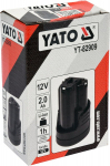 Akumuliatorius Yato YT-82909; 12 V; 2,0 Ah; Li-ion