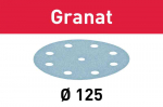 &Scaron;lifavimo popierius Festool Granat; 125 mm; P220; 10 vnt.