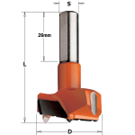 Furnitūros skylių grąžtas CMT; S=10 mm; D=45 mm