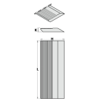 Obliavimo peiliai CMT 793.650.70; 650x70x8 mm; 4 vnt.