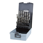 Grąžtų komplektas metalui  Ruko 214215RO; HSS-G; 1-13 mm; 25 vnt.